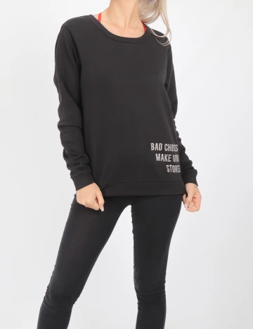 Bluza Jacqueline de Yong, negru, S