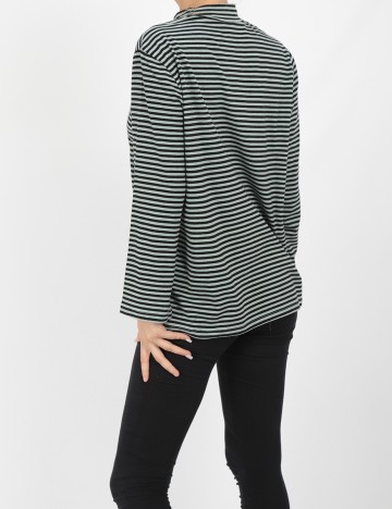 Bluza Jacqueline de Yong, verde/negru, M