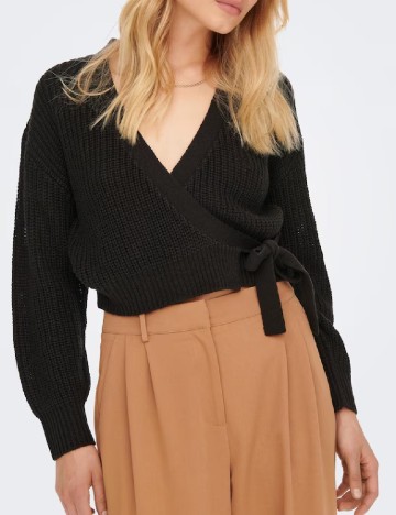 
						Cardigan Only, negru, L