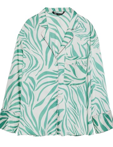 Camasa Zara, verde, M