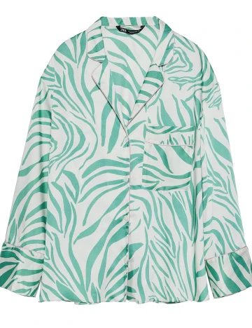 Camasa Zara, verde, M