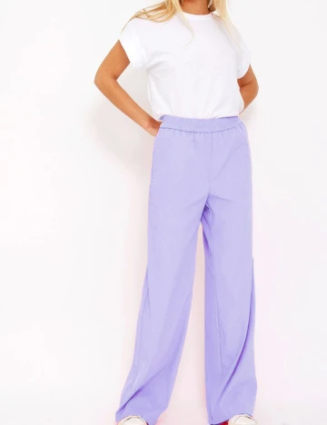 Pantaloni Selected Femme, mov, 40
