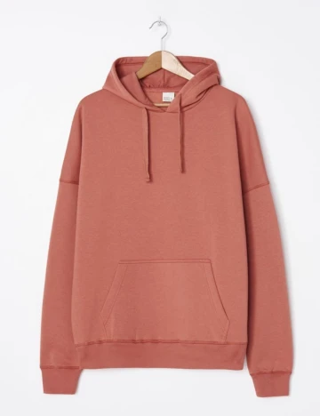 Hanorac House Brand, roz pudra inchis, S Roz