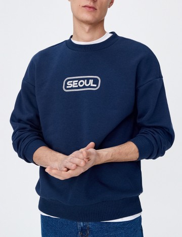Bluza Sinsay, bleumarin, S