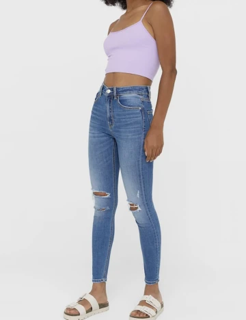 Blugi Stradivarius, albastru, 32 Albastru