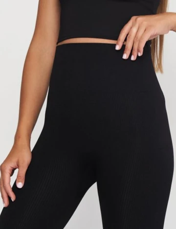 Colanti Stradivarius, negru, S