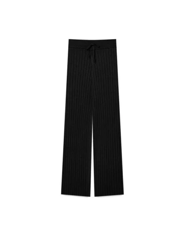 Pantaloni Stradivarius, negru, XS