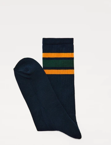 Sosete Zara, bleumarin, L