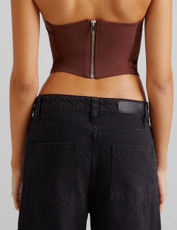 Blugi Bershka, negru, 36 Negru