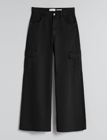 Blugi Bershka, negru, 36