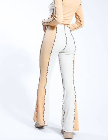 Pantaloni Pimkie, crem, M