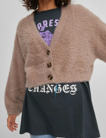Cardigan Bershka, maro, XS Maro