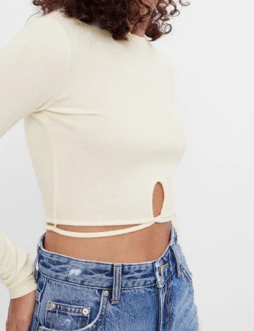 Top Bershka, galben, S