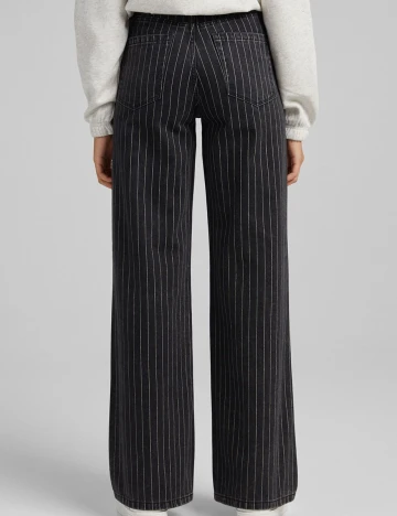 Blugi Bershka, negru, 42 Negru