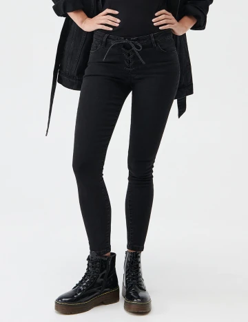 Blugi Sinsay, negru, 38