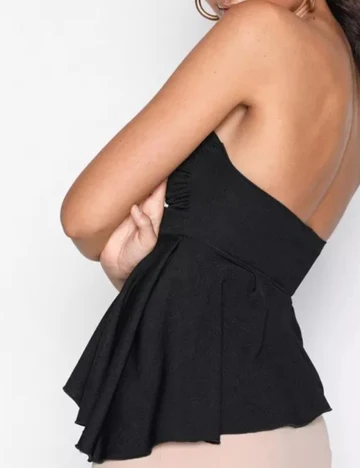 Top NELLY, negru, XS