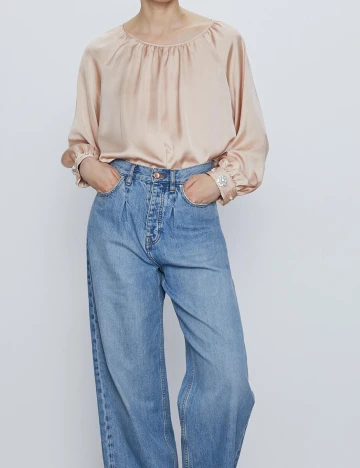 Camasa Zara, crem, S