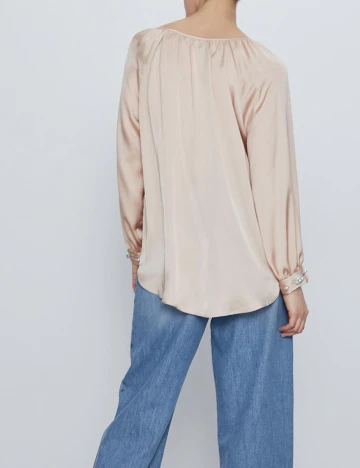 Camasa Zara, crem, S