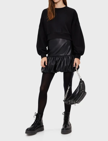 Bluza Bershka, negru