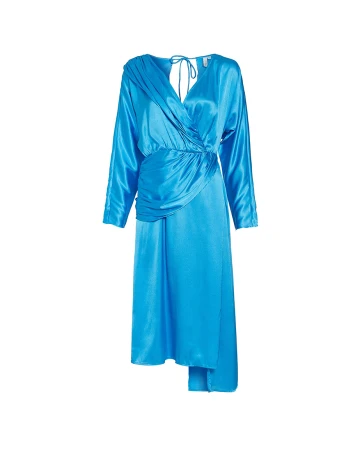 Rochie medie NELLY, albastru, 36