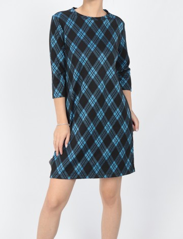 Rochie scurta Reserved, albastru, XS