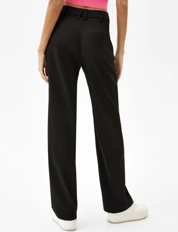 Pantaloni Bershka, negru, 42