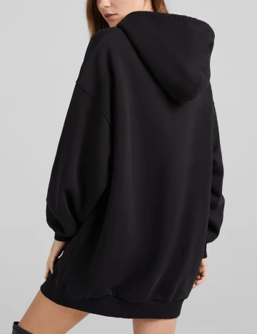 Hanorac Bershka, negru, S