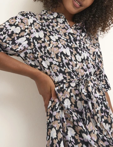 Rochie scurta Kaffe, mix culori