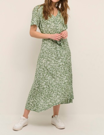 Rochie lunga Kaffe, verde