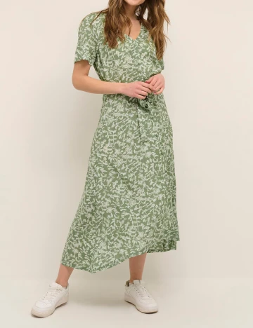 Rochie lunga Kaffe, verde