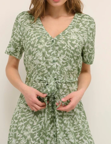 Rochie lunga Kaffe, verde