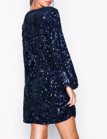 Rochie scurta NELLY, bleumarin, 34