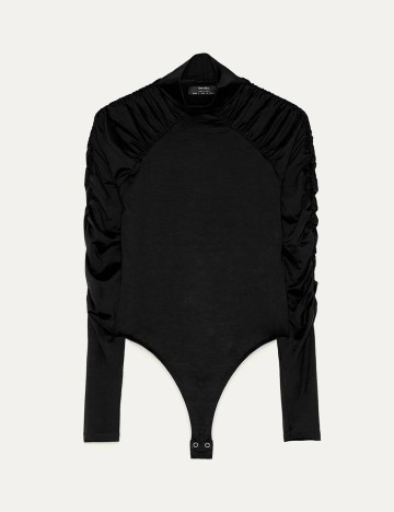 Body Bershka, negru, XS