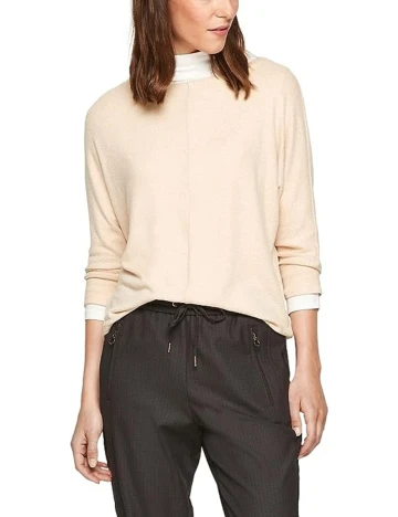Bluza s.Oliver, crem, L Crem