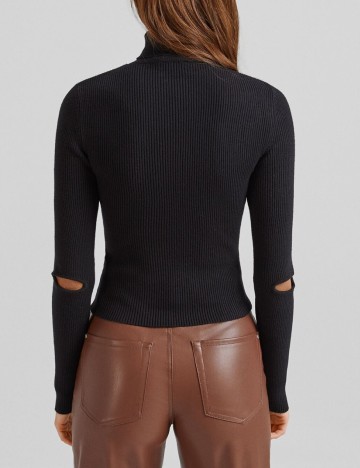 Bluza Bershka, negru, XL