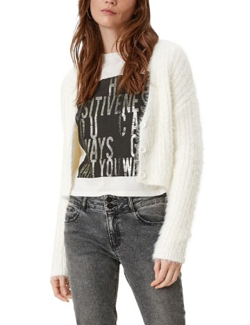 Cardigan Q/S, alb, XL