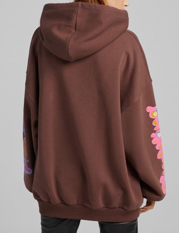 Hanorac Bershka, maro, L