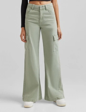 Blugi Bershka, verde