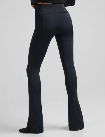 Pantaloni Bershka, negru, S Negru