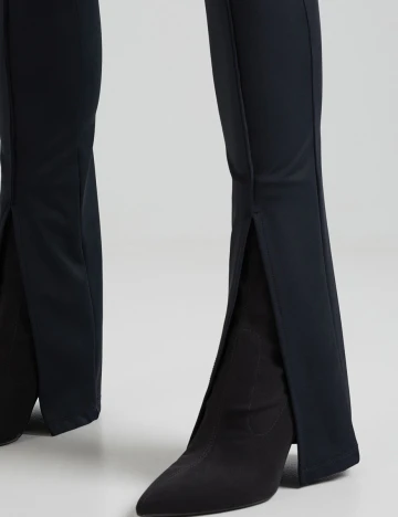 Pantaloni Bershka, negru, S Negru