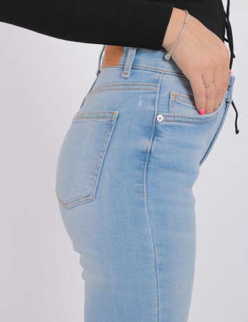 Blugi Bershka, albastru, 34