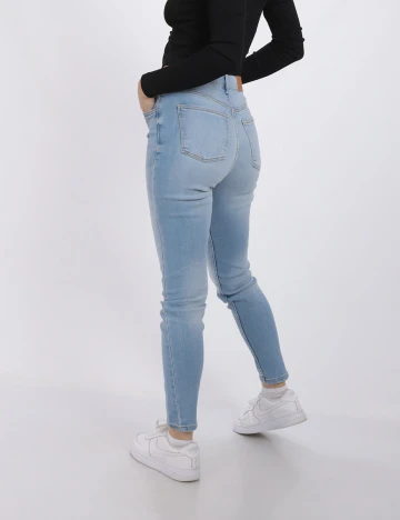 Blugi Bershka, albastru, 34 Albastru