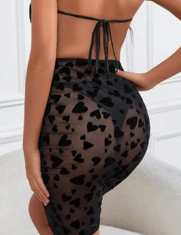 Rochie scurta SHEIN, negru Negru