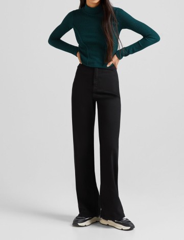 Blugi Bershka, negru, 34