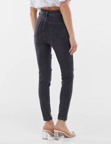 Blugi Bershka, gri, 34 Gri