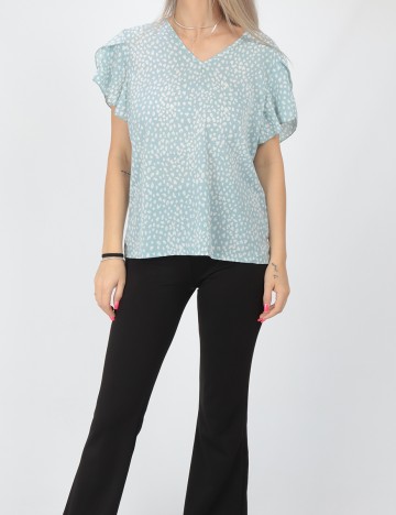 Bluza SHEIN, turcoaz, M