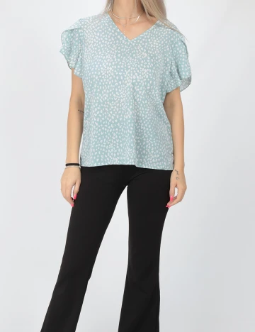 Bluza SHEIN, turcoaz, M