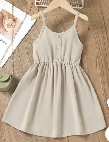 Rochie Shein Kids, bej, 5-6 ANI Crem