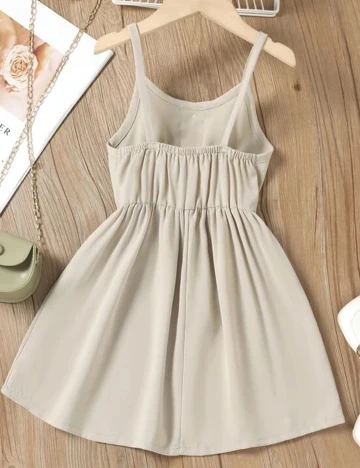 Rochie Shein Kids, bej, 5-6 ANI Crem