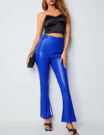 Pantaloni SHEIN, albastru, L